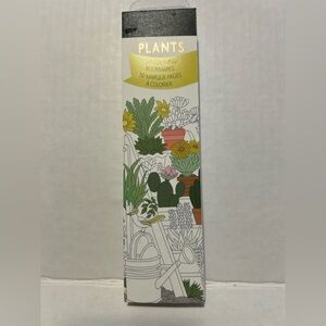 🌿 Plants – 50 Coloring Bookmarks Set – New